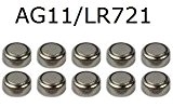 10 x bouton pour montre Type AG-piles AG11 11 362 LR58 LR721 GP362