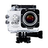 Aokon Sports Caméra d'action cam Wifi Caméra étanche 12 m HD 1080p casque de moto vidéo sous l'eau Cam - 170 ° objectif grand ...