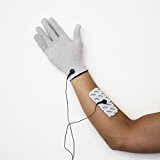 Axion - 2 gants pour la thérapie par électrostimulation - TENS et EMS - utilisable seulement avec les appareils Sanitas ...