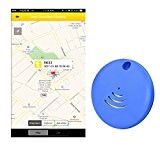 Bluetooth Waterproof IPX7 key finder, phone finder,anything finder - 1 pack (blue)