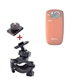 DURAGADGET Support / fixation vélo et bicyclette pour caméra embarquée Kodak Ze2 et PlaySport Zx5 Caméscopes de poche 5 Mpix ...