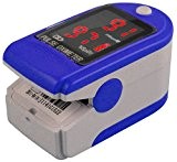 Finger oxymètre de pouls CMS-50 DL mesure de la saturation cardiofréquencemètre SPO2 d'oxygène avec affichage LED incl. Batteries / sac ...