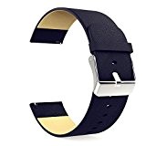 Fitbit Blaze accessoire bande, KIMILAR remplacement cuir véritable bandes Bracelet bracelet pour Fitbit Blaze Fitness Smart montre-noir