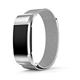 Fitbit Charge 2 Bracelet et Connecteur, BillionGroup en acier inoxydable un Replacement de Bracelet Milanais Bande pour Fitbit Charge 2