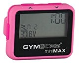 Gymboss miniMAX Minuteur d'intervalle et chronomètre - Coque rose/rose softcoat