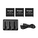 Kingma az16 - 1 Batterie 3-Channel USB Charger pour Xiaomi Yi az16 - 1 and Xiao Yi 4 K Action Camera