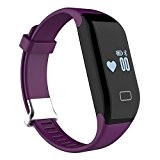 KOBWA Tracker D'activité, Smart Bracelet Connecté Sport Fitness Tracker Podomètre Calories Sommeil Fréquence Cardiaque - Bluetooth V4.0 - Appel SMS ...