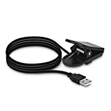 kwmobile Câble de chargement USB pour Garmin Forerunner 230 / 235 / 630 - chargeur remplaçant pour bracelet d'activité en noir