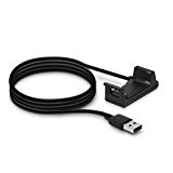 kwmobile Câble de chargement USB pour Garmin Vivoactive HR - chargeur remplaçant pour bracelet d'activité en noir