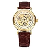 Man, mechanical watches, automatic, leisure, hollow, personality, PU leather, W0226