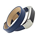 Pour Fitbit Alta Bracelet ,Clode® Double Tour de cuir véritable bracelet montre bracelet Bracelet Pour Fitbit Alta