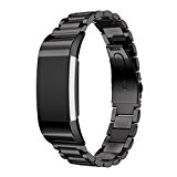 Pour Fitbit Charge 2 Bandes Clode® Véritable bracelet en acier inoxydable montre Smart Watch Band Strap Pour Fitbit Charge 2