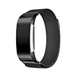 Pour Fitbit Charge 2 Bandes Clode® Véritable bracelet en acier inoxydable montre Smart Watch Band Strap pour Fitbit Charge 2