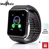 Smart Watch avec carte SIM entrée maidealz GT08 Bluetooth Smart Watch Fitness Watch with Touch Screen Hands Free Calorie Counter ...