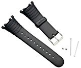 Suunto Vector black elastomer (SS004768000) Bracelet montre élastomère Noir