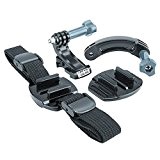USA Gear Action Cam Kit d'Accessoires , Supports Sangle de Casque pour Caméra Sport GoPro , VicTsing , TecTecTec XPRO ...