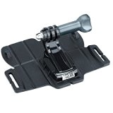 USA Gear Fixation Adhésive pour Caméra de Sport - Mount Large et Crochet J inclus - Compatible avec GoPro Hero5 ...